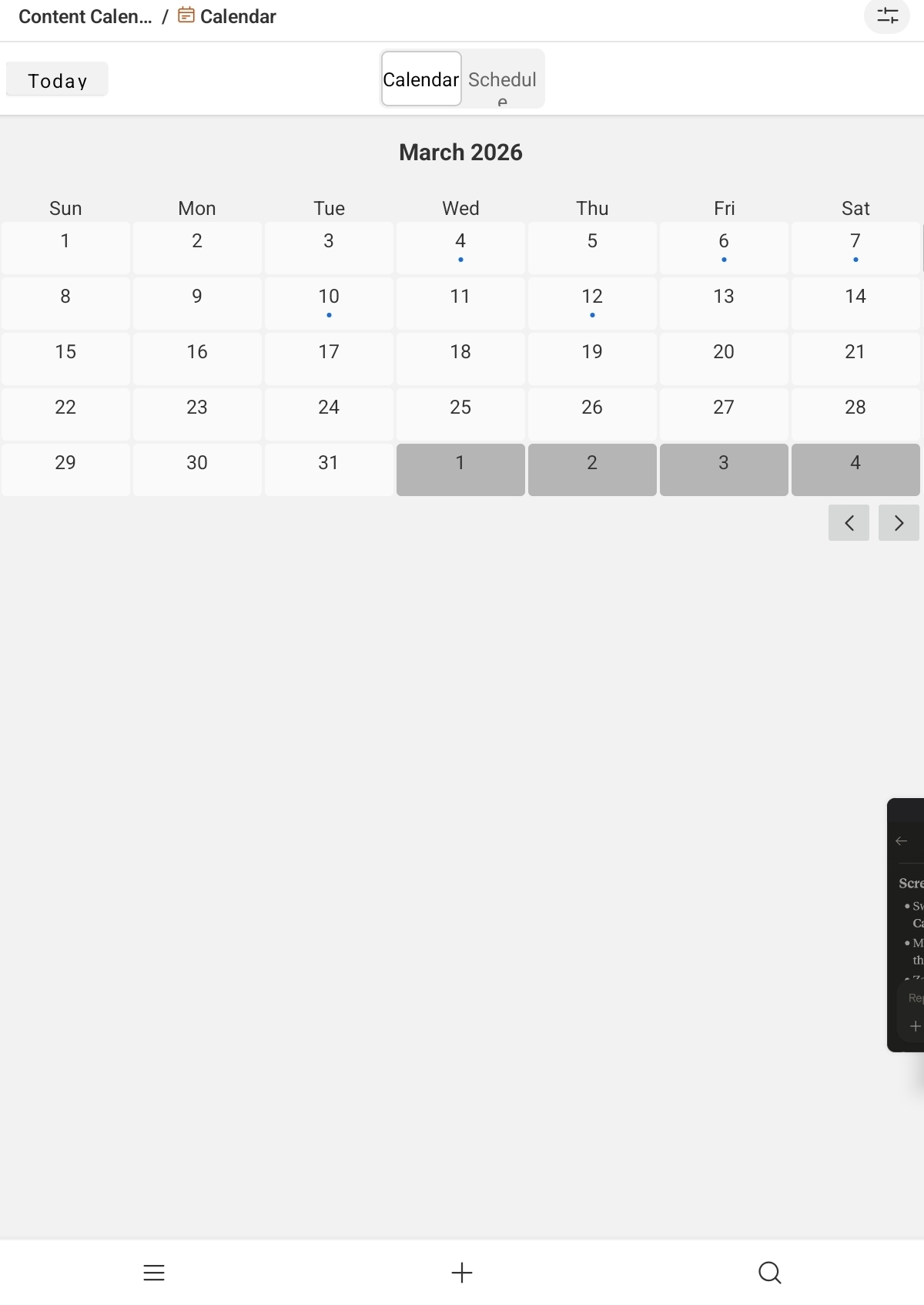 Airtable Calendar View